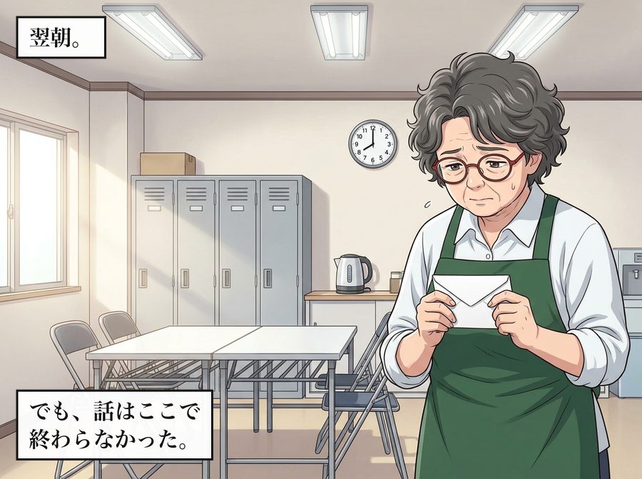 翌朝。 でも、話はここで終わらなかった。