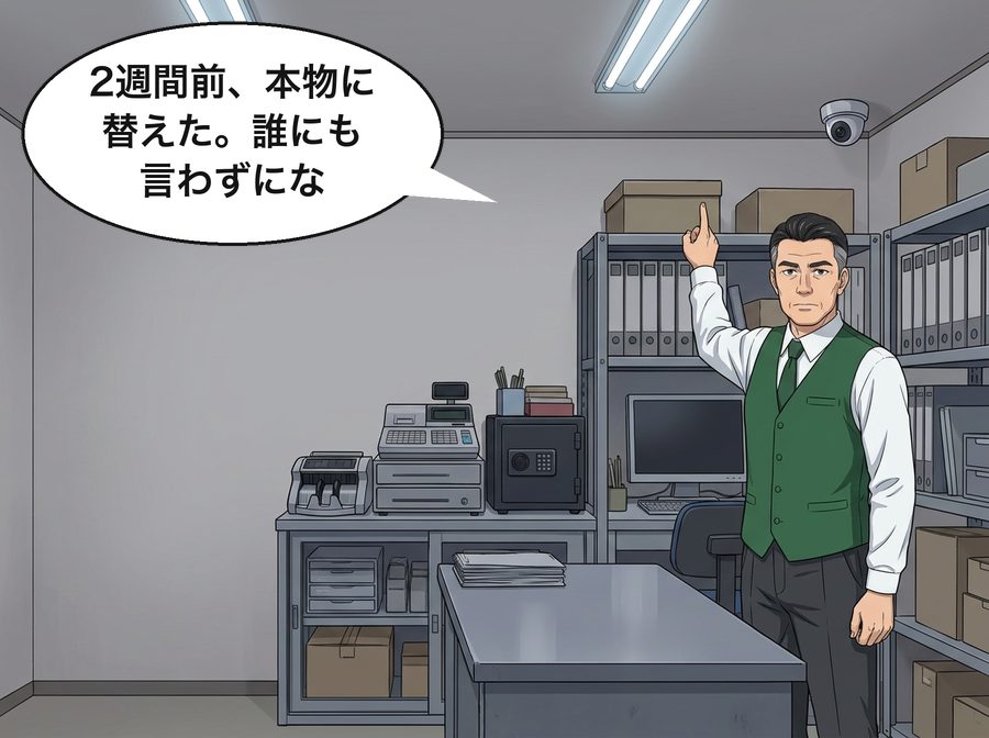 大野店長「2週間前、本物に替えた。誰にも言わずにな」