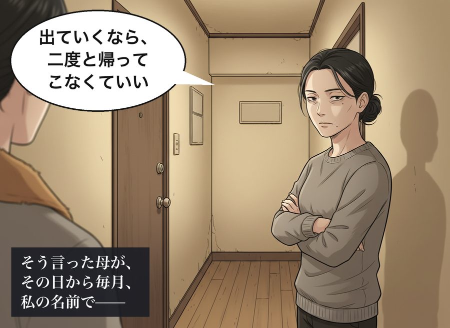 森下由美子「出ていくなら、二度と帰ってこなくていい」 そう言った母が、その日から毎月、私の名前で——