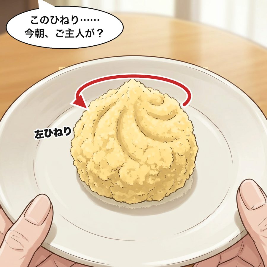茶道の先生「このひねり……今朝、ご主人が？」 左ひねり