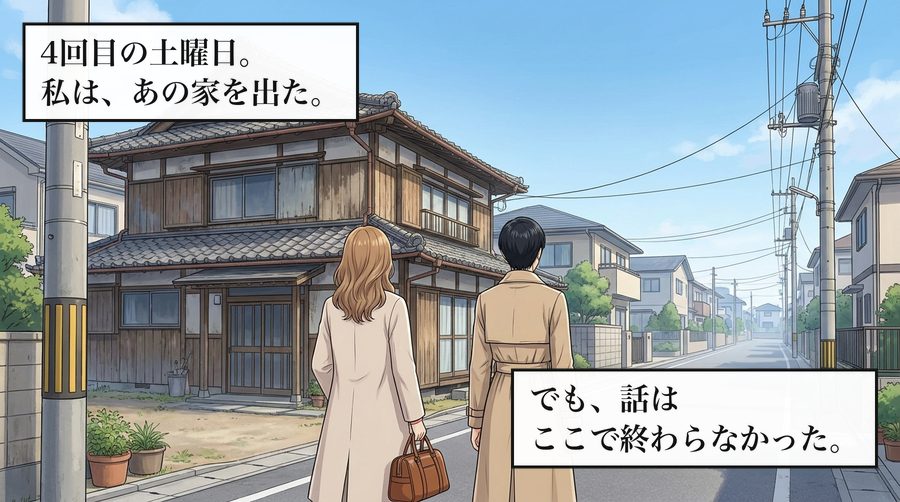 4回目の土曜日。私は、あの家を出た。 でも、話はここで終わらなかった。